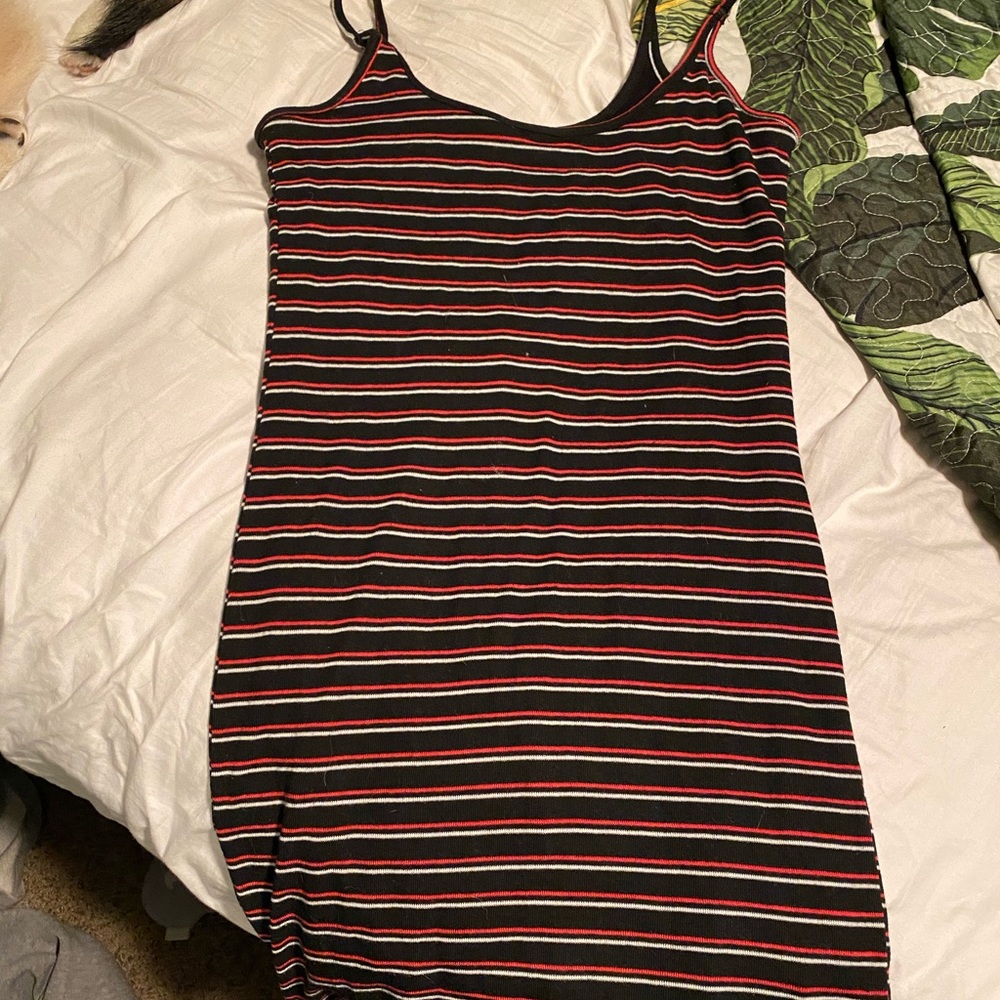 Stripped dress from Fashion Nova